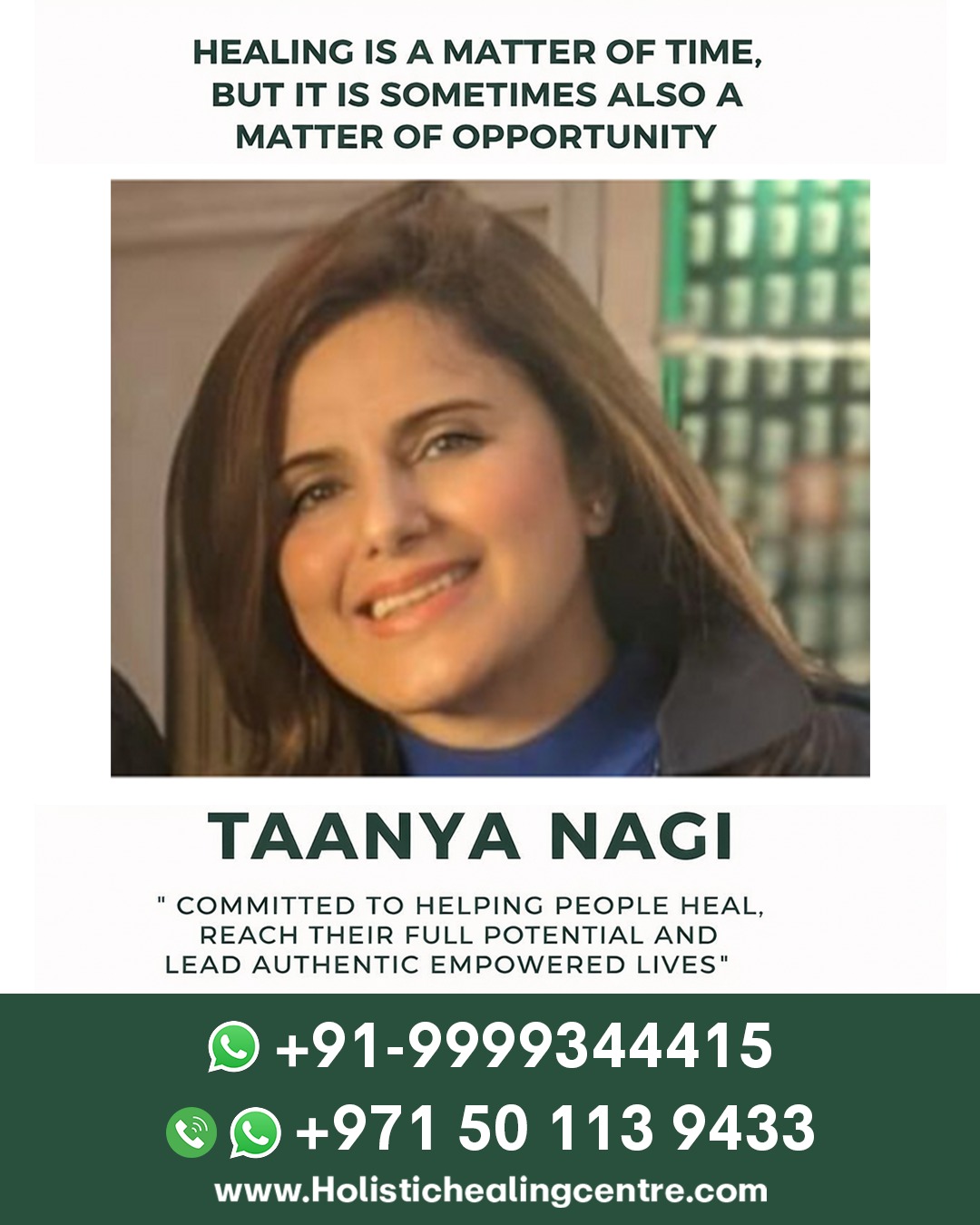 Taanya Nagi healing quote